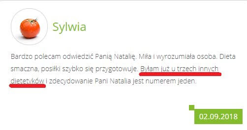 Opinia pacjentki